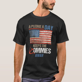 Ein Versprechen pro Tag Behalte den Kommianten die T-Shirt