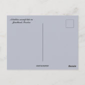 Ein versteckter Sumpfsee in Jämtland Schweden Postkarte (Rückseite)