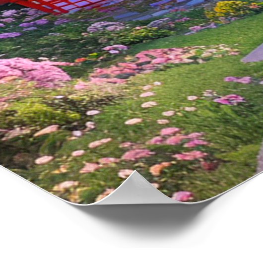 Ein verstecktes Spiel im Serenengarten Poster (Ecke)