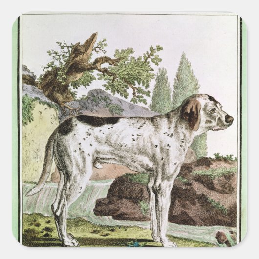 Ein Verweis, Abbildung aus "Histoire Quadratischer Aufkleber (Vorderseite)