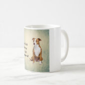 Ein verwöhnter Rottengrubenbull lebt hier Kaffeetasse (VorderseiteRechts)