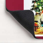 Ein verzierter Weihnachtsbaum Mousepad (Ecke)