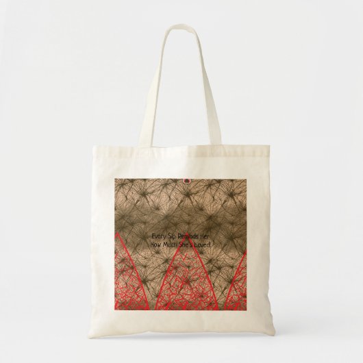 Ein verziertes Design mit einer harmonischen Misch Tragetasche (Vorne)