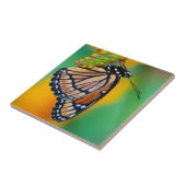 Ein Viceroy Butterfly auf Blume Fliese (Seite)