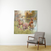 Ein vielseitiger Aristokrat in Ungarisch Vizsla Wandteppich (Beispiel)