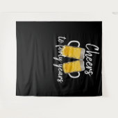 Ein vierzigjähriger Bierliebhaber Wandteppich (Vorderseite (Horizontal))