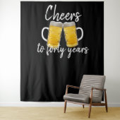 Ein vierzigjähriger Bierliebhaber Wandteppich (Beispiel)