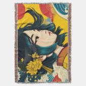 Ein vietnamesisches Mädchen im Vollblut Decke (Vorderseite Vertikal)