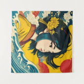 Ein vietnamesisches Mädchen im Vollblut Wandteppich (Vorderseite (Horizontal))