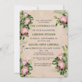 Ein Viktorianischer Garten Grüntöne, Bestätigung v Einladung