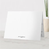 Ein Viktorianischer Winterfrieden: Weihnachten - G Karte (Rückseite)