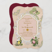 Ein Viktorianisches Bush-Garten-Brautparty Einladung (Vorne/Hinten)