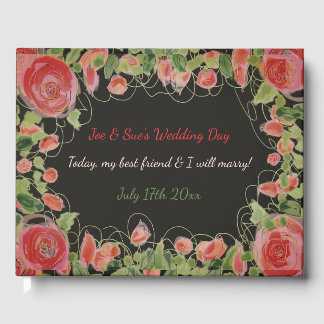 Ein Viktorianisches Hochzeitsgast Gästebuch