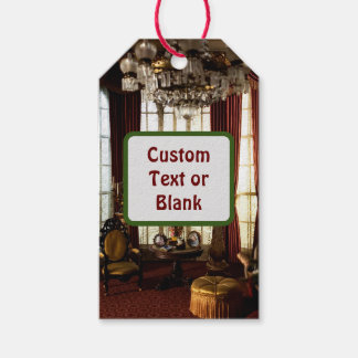 Ein viktorianisches Weihnachten - Anpassbare Tisch Geschenkanhänger