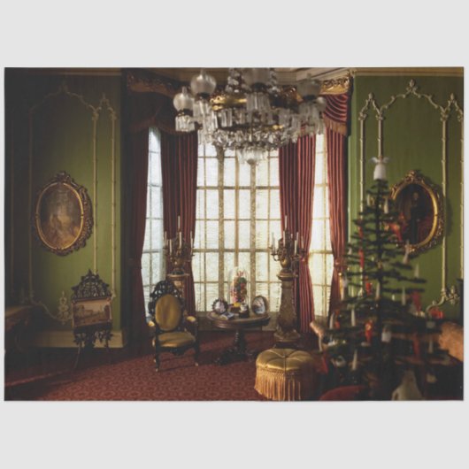 Ein Viktorianisches Weihnachten - Gewebepapier Seidenpapier (Vorderseite)