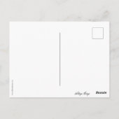 Ein Viktorianisches Weihnachten - unbedruckte Post Postkarte (Rückseite)