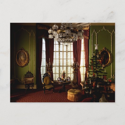 Ein Viktorianisches Weihnachten - unbedruckte Post Postkarte (Vorderseite)
