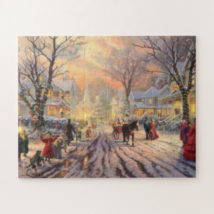 Ein viktorianisches Weihnachts-Puzzle Puzzle
