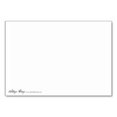 Ein Viktorianisches Weihnachtsfest - individuelle Tischnummer (Rückseite)