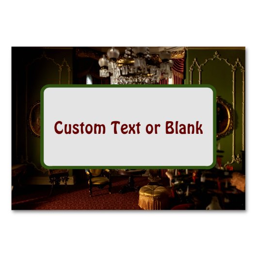 Ein Viktorianisches Weihnachtsfest - individuelle Tischnummer (Vorderseite)