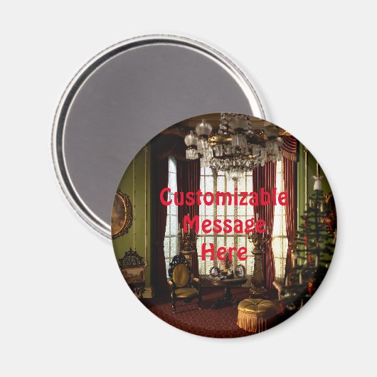 Ein Viktorianisches Weihnachtsfest - Maßgeschneide Magnet (Vorderseite/Rückseite)