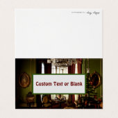 Ein Viktorianisches Weihnachtsfest - Maßgeschneide Visitenkarten (Außenseite Aufgefaltet)