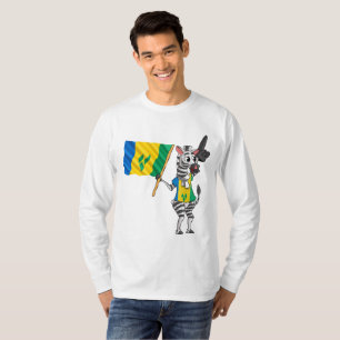 Ein vincentisches Zebra T-Shirt