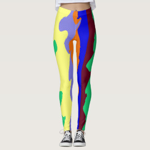 Ein vintage abstraktes "Ratti_Creative_Arts"-Leggi Leggings