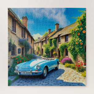 Ein Vintage-Auto Puzzle