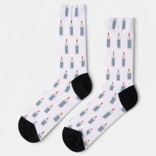 Ein Vintage-Schulkleber aus den 80er, 90er Jahren Socken