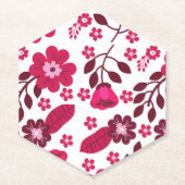Ein Vintage-Style-Farbenfrohes Design Untersetzer (Vorderseite)