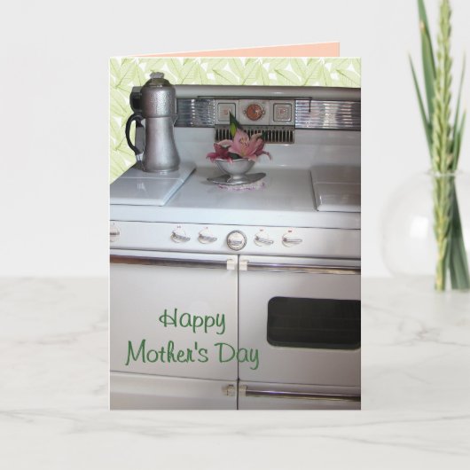 Ein Vintager Gasbereich - individuell anpassen Karte (Vorderseite)