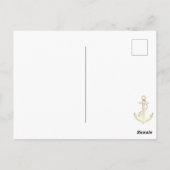 Ein Vintager Seeschifffahrtsladen | Behalt in Touc Postkarte (Rückseite)