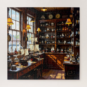 Ein Vintager Seeschifffahrtsladen Puzzle