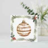 Ein Vintager Ziergegenstand Feiertagskarte (Stehend Vorderseite)