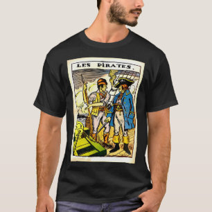 Ein Vintages Beispiel für französische Piraten T-Shirt
