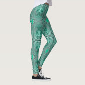 Ein Vintages Blumenmuster "Ratti_Creative_Arts" Le Leggings (Rechts)