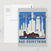 Ein Vintages Chicagoer Update Postkarte (Vorne/Hinten)