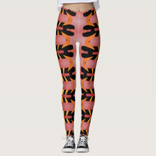 Ein Vintages farbiges Muster "Ratti_Creative_Arts" Leggings