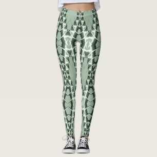 Ein Vintages grünes Muster "Ratti_Creative_Arts" Leggings