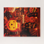 Ein Vintages Halloween-Puzzlespiel Puzzle (Horizontal)