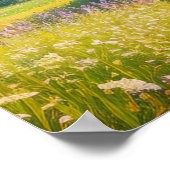 Ein Vintages Holzhaus Poster (Ecke)