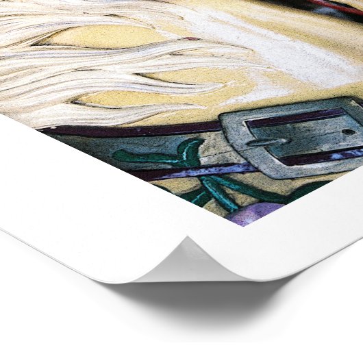 Ein Vintages Karussell Poster (Ecke)