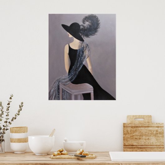 EIN VINTAGES MODELL POSTER (Küche)