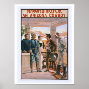 Ein Vintages Theater von Arizona Poster