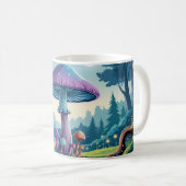 Ein violetter Pilz Kaffeetasse (VorderseiteRechts)