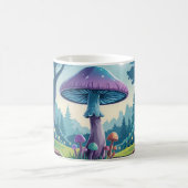 Ein violetter Pilz Kaffeetasse (Mittel)