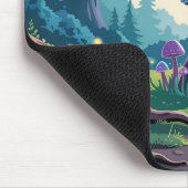 Ein violetter Pilz Mousepad (Ecke)