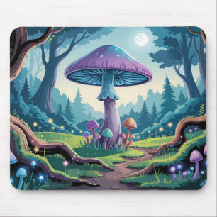 Ein violetter Pilz Mousepad