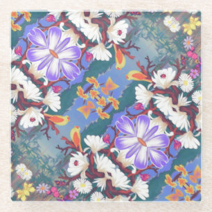 Ein violettes Paradies Glasuntersetzer